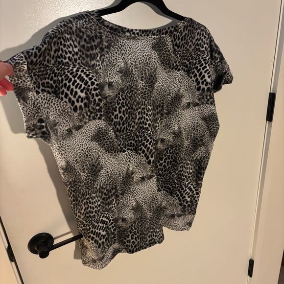 ALLSAINTS Emelia Imogen Boyfriend Tee – M/L – Animal Print – Organic Cotton - Picture 6 of 9